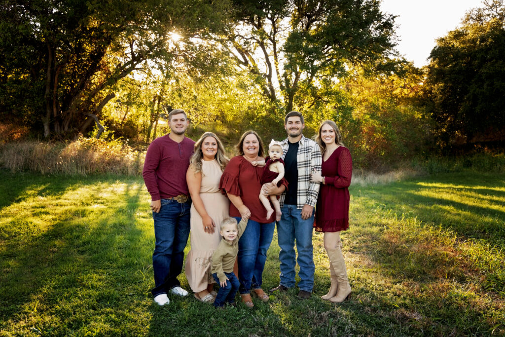 Family photo session experience in Central Texas
