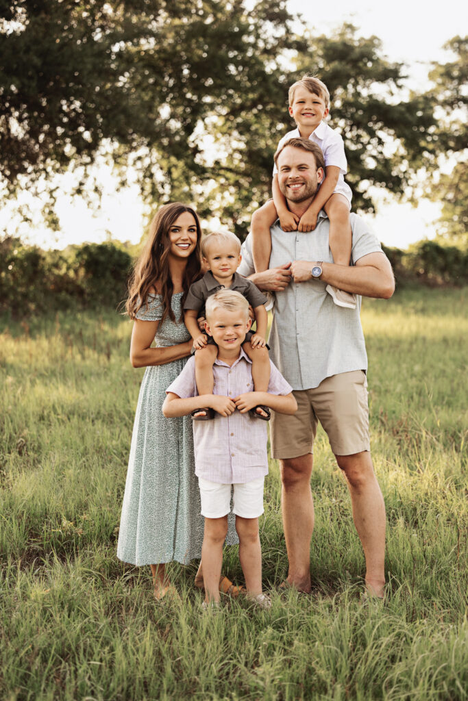 Family photography experience in Central Texas
